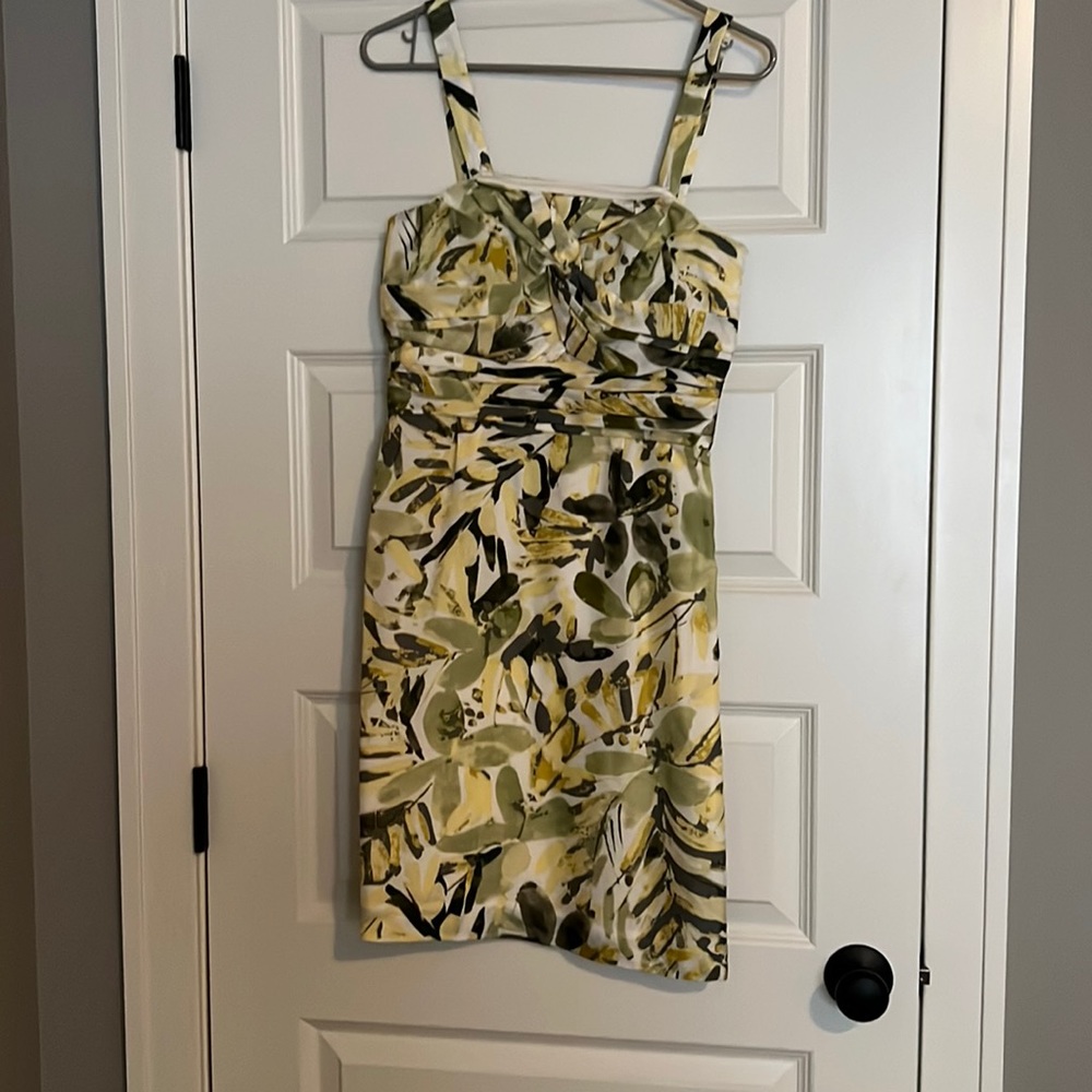 EUC banana republic satin dress